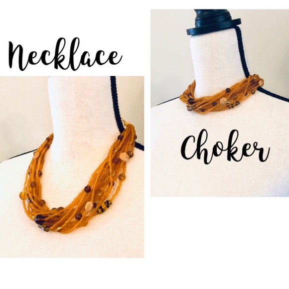 BoHo Convertible Handmade Beaded Necklace/Bracelet - Picture 3 of 8